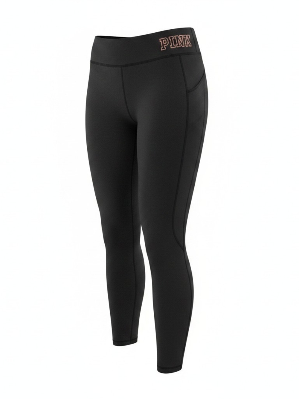 PINK Victoria's Secret High-Waist Black Leggings Xs